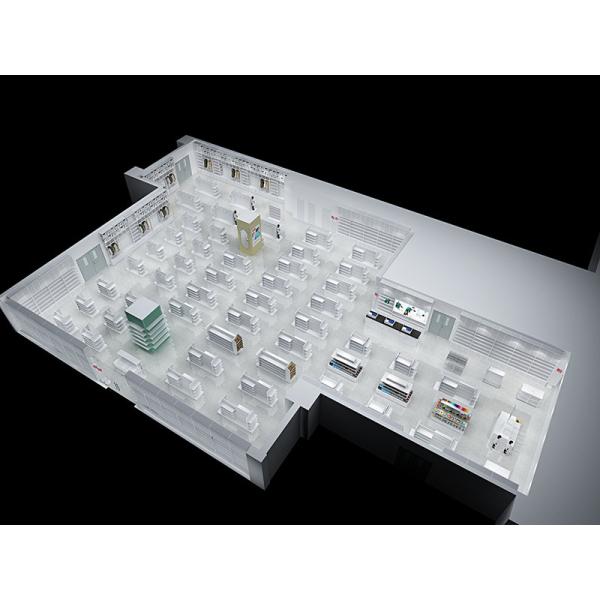 Supermarket Wooden Shop Shelving ISO Certification MDF Boards Material OEM ODM