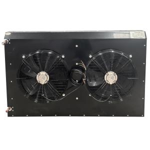 High-Efficiency Air-Cooled Condenser for Industrial Refrigeration Systems with H-Type Coil Design