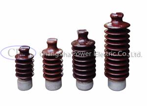 ANSI 57-3 Glazed Wet Process Porcelain Post  Insulators