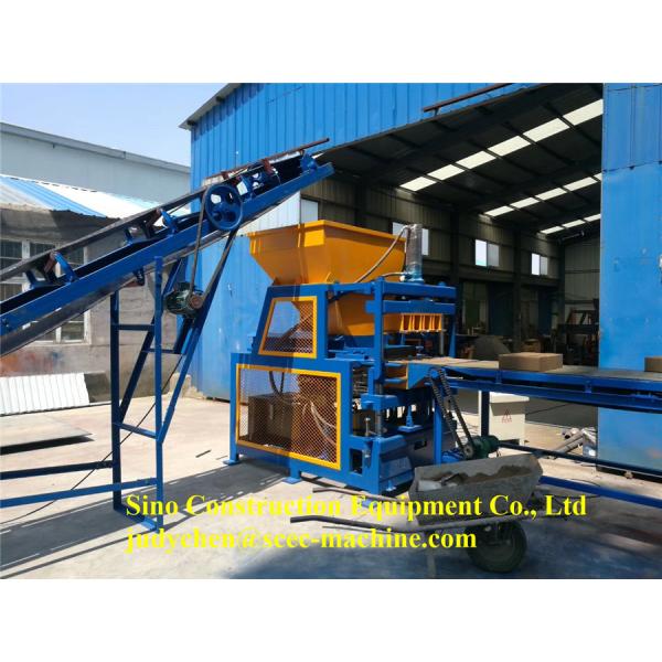 Intelligent Control Hollow Block Maker Machine , Brick Production Line