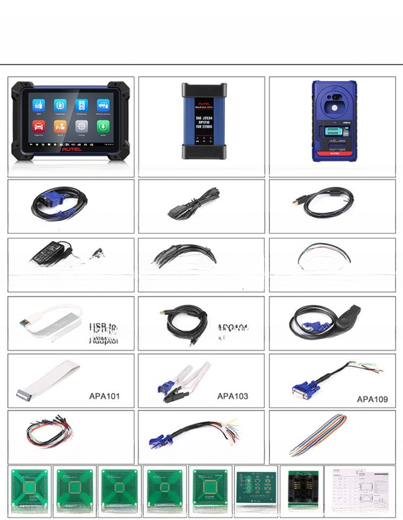 Autel IM608 PRO II Car Key Programmer Plus IMKPA Accessories and G-Box3 APB112 Performance