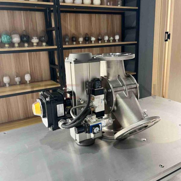 Powder Pneumatic Conveying Diverter Valves Casting Stainless Steel