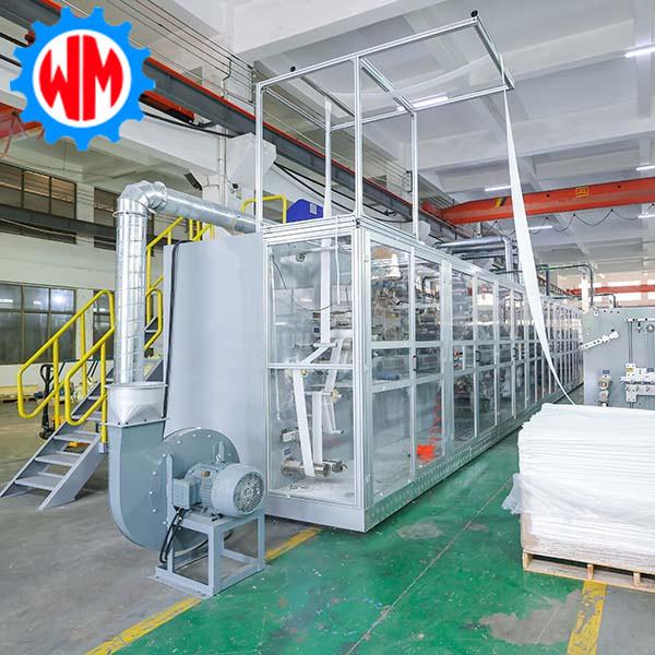 Quality New Type 800pcs/min Baby Diaper Production Line Full Servo Intelligent PLC Control for sale