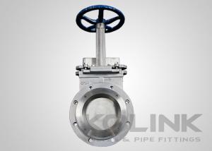 China Flanged Knife Gate Valve with SS Deflection Cone 2-48 Inch wholesale