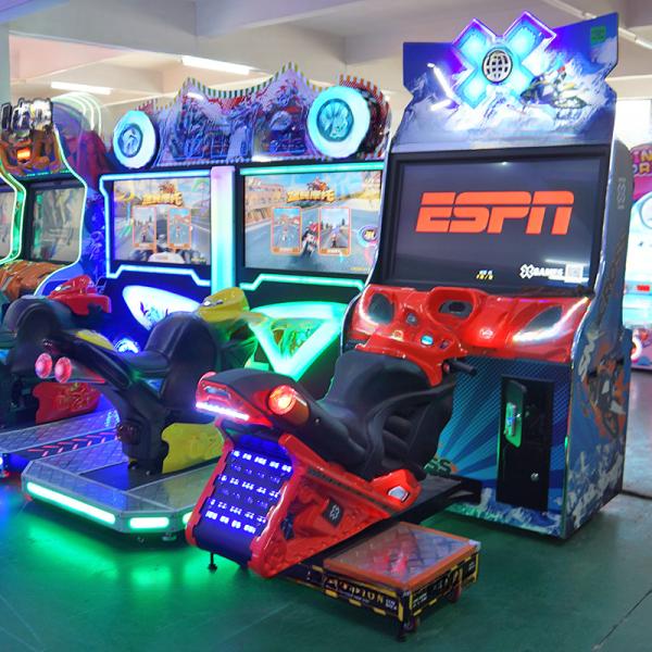 Coin Operation Motorcycle Game Machine Amusement Gaming Machines Customizable
