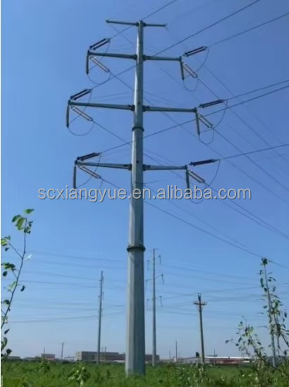 Wholesale Manufacturers 220kv Transmission Line Electric Power Tubular Tower