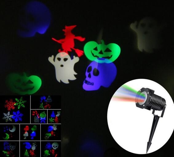 IP44 Waterproof Christmas Outdoor Snow Snowflake Pattern LED Projector Laser Light for Garden Yard