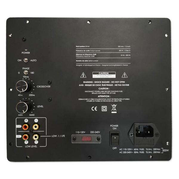 Quality Class D Digital Plate Amplifier Module DSP Mono 250 Watt Subwoofer Plate Amplifier for sale