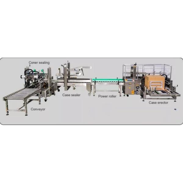 Fully Automatic Random Open Folding Box Case Former Erecting Machine Vertical Carton Erector