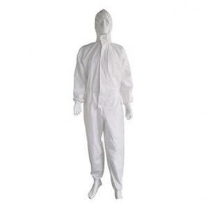 China White Disposable Coveralls 70g PPE Personal Protective Equipment wholesale