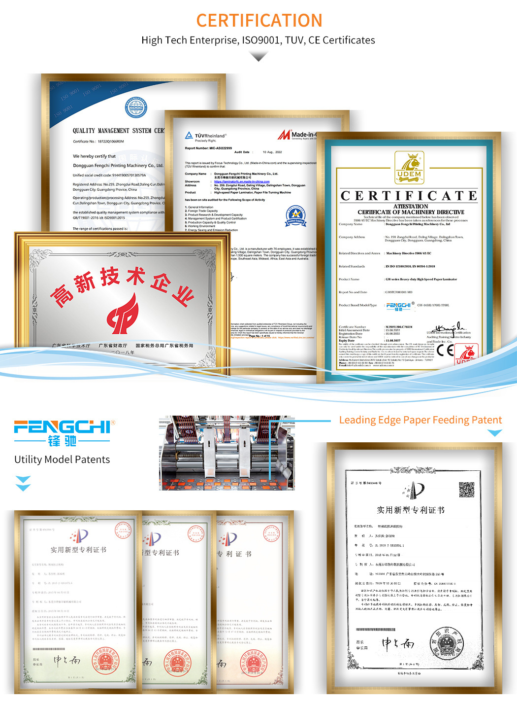 Paper Processing Machinery for Packaging Industry One Key Start Litho Laminator with Labor Saving