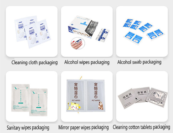 Large Adjustable Sanitary Napkin Packaging Machine Cotton Sheet