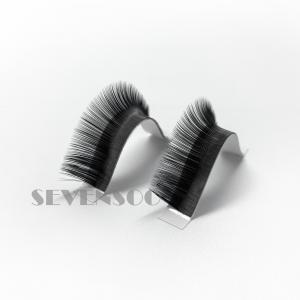 China Stable Russian Volume Eyelash Extensions 8 - 17MM Length With OEM / ODM Service wholesale