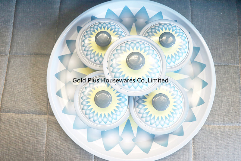 China Wedding table decoration spun stainless steel tray with dip bowls set dinnerware hot deals candy bowl set online wholesale