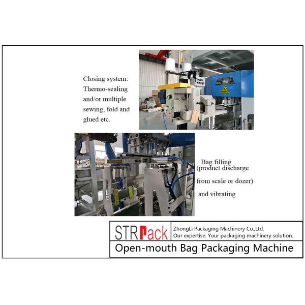 5kg Coffee Beans PE Open Mouth Bagging Machine 0.7Mpa 380V 50Hz