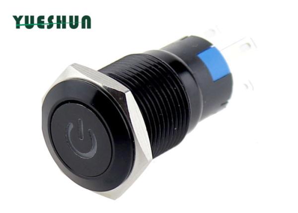 Quality 1NO 1NC Anti Vandal Push Button Switch , 110 / 220 Volt Push Button Switch for sale