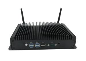 China I5-4200U Dual LAN Triple Display Industrial Fanless Computer wholesale