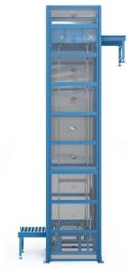Z Type Continuous Elevator Belt Driven Conveyor System ASRS MHS