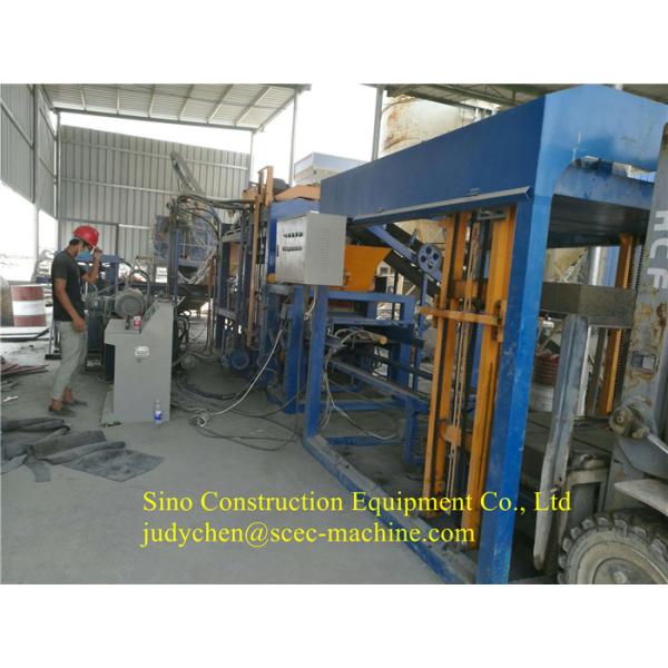 Non Burning Hollow Brick Making Machine QT12 15 56.2KW Hollow Block Machine