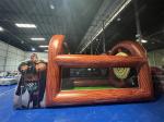 Interactive Carnival Game Double Lane Axe Throw Inflatable Axe Throwing For