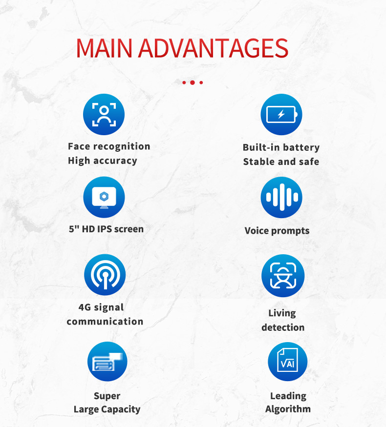 RTSP HTTP Facial Recognition Access Control Time Attendance Machine