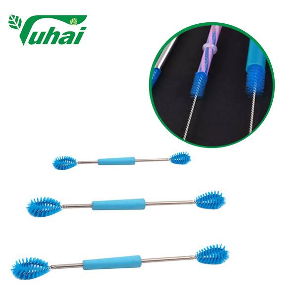 Quality Blue Milking Machine Cleaning Brush Multi Function Durable Milk Shell Cleaning Brush for sale