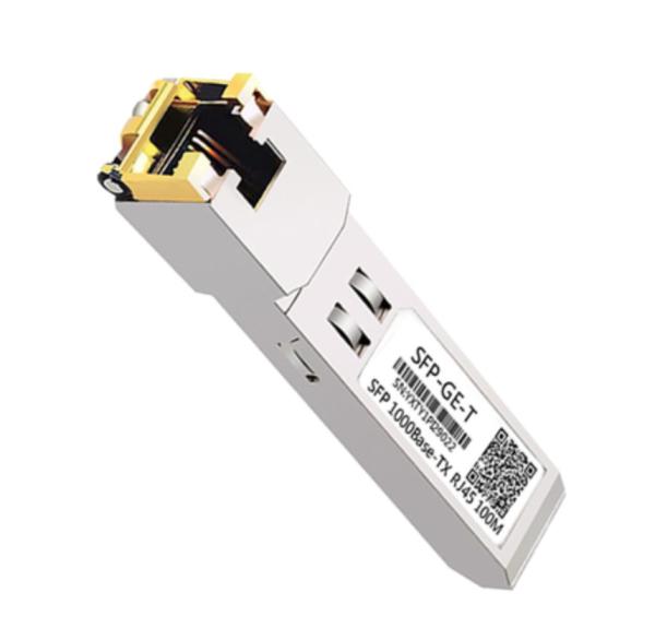 Quality 30m 100m RJ45 1000M 1.25G SFP Optic Transceiver GE Base-T Optical Fiber SFP Module for sale