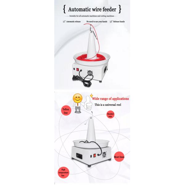 9kg Capacity Small Cable Wire Unwinding Machine with Automatic Rotary Wire Spool Feeder