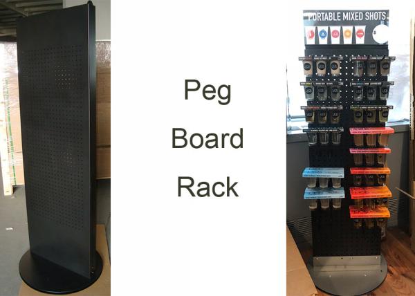 Quality Spinner PegboardGrocery Store Display Racks With Two Sides Rotated Base for sale