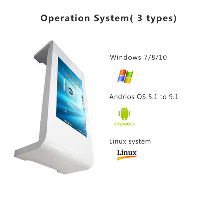 Max Resolution 3840x2160p 43" Interactive Touch Screen Smart Table For Multi Game