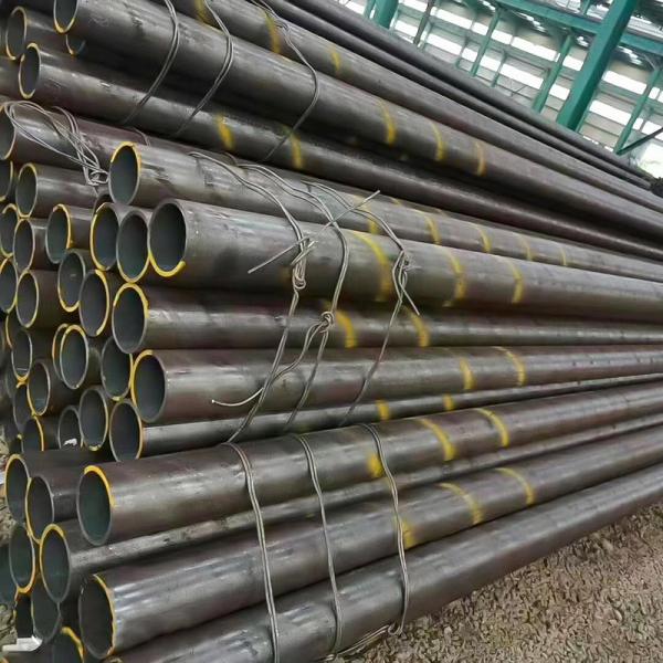 Round ASTM A53 Carbon Steel Pipe API Black Seamless