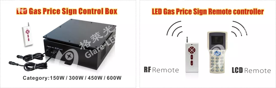 110/230V AC Power Input LED Display for Gas Stations 42 inch 8.889/10 LED Gas Changer
