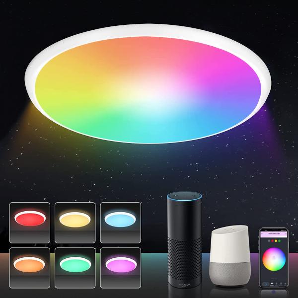 Dimmable Bedroom Ceiling Led Music Ceiling Light For Smart Home Tuya Glomarket