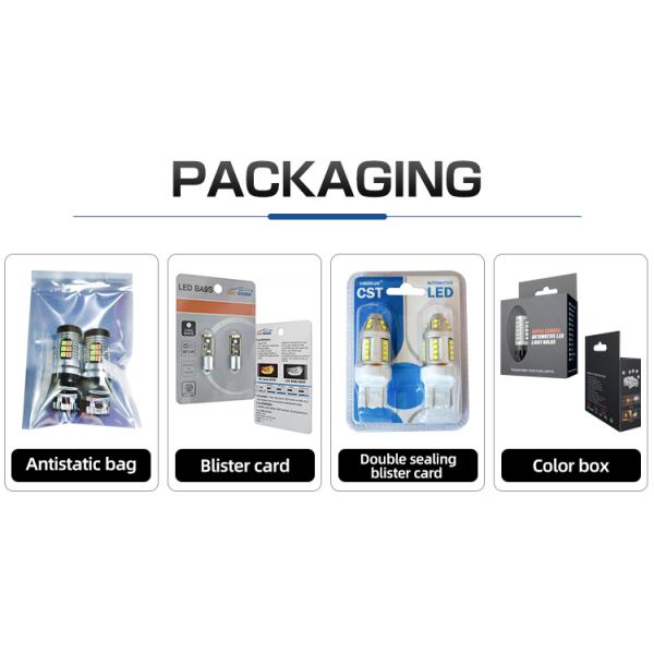 High Brightness Bulb Led Canbus P21w Ba15s 1156 1157 7440 7443 T15 W5W T10 T20 Car Turn Signals Lights