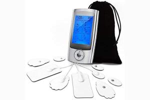 QS-TECH tens ems unit machine Electronic Pulse Massager Machine Multi Mode Device for Pain Relief Therapy
