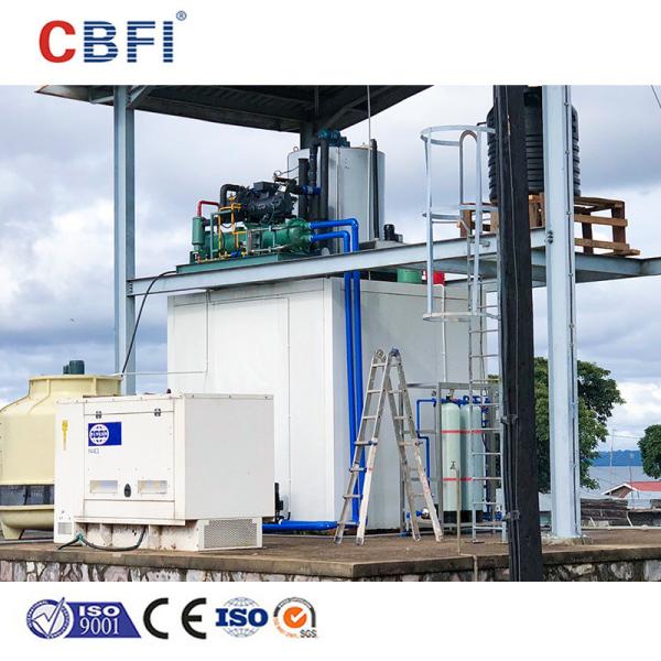 Quality SGS Approval 20 Tons Flake Ice Machine Cases For Fish Company / Hunt Usage for sale