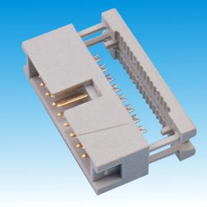 China 2.54mm Pitch Box Header Connector IDC Type Mounting Ear Signal Transmission wholesale