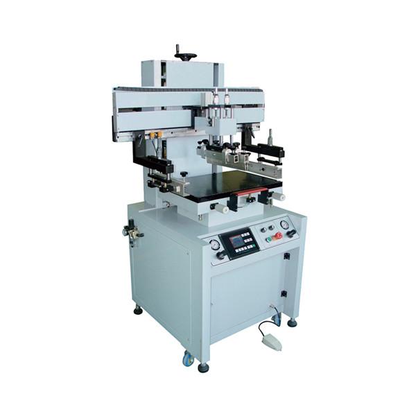 Quality semi-automatic spot uv screen printing machine with vacuum table for sale