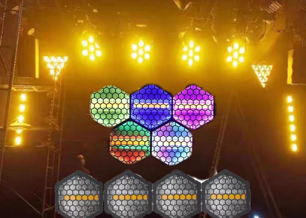 90 Ra Color Rendering Index RGB Triangle Retro Strobe Light for Hotels