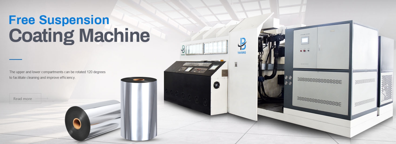 Roll to Roll Function vacuum metallizer for BOPP PET CPP PVC Film in Carton Packaging