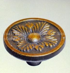 Size Dia32xH29 ancient bronzed carve cabinet knob,Zinc alloy,iron,plating & color can OEM.