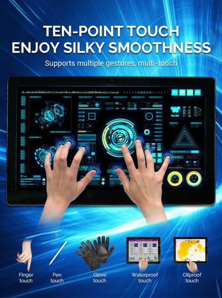 OEM Touch All In One PC Capacitive Touch Screen Tablet PC For Digital Signage