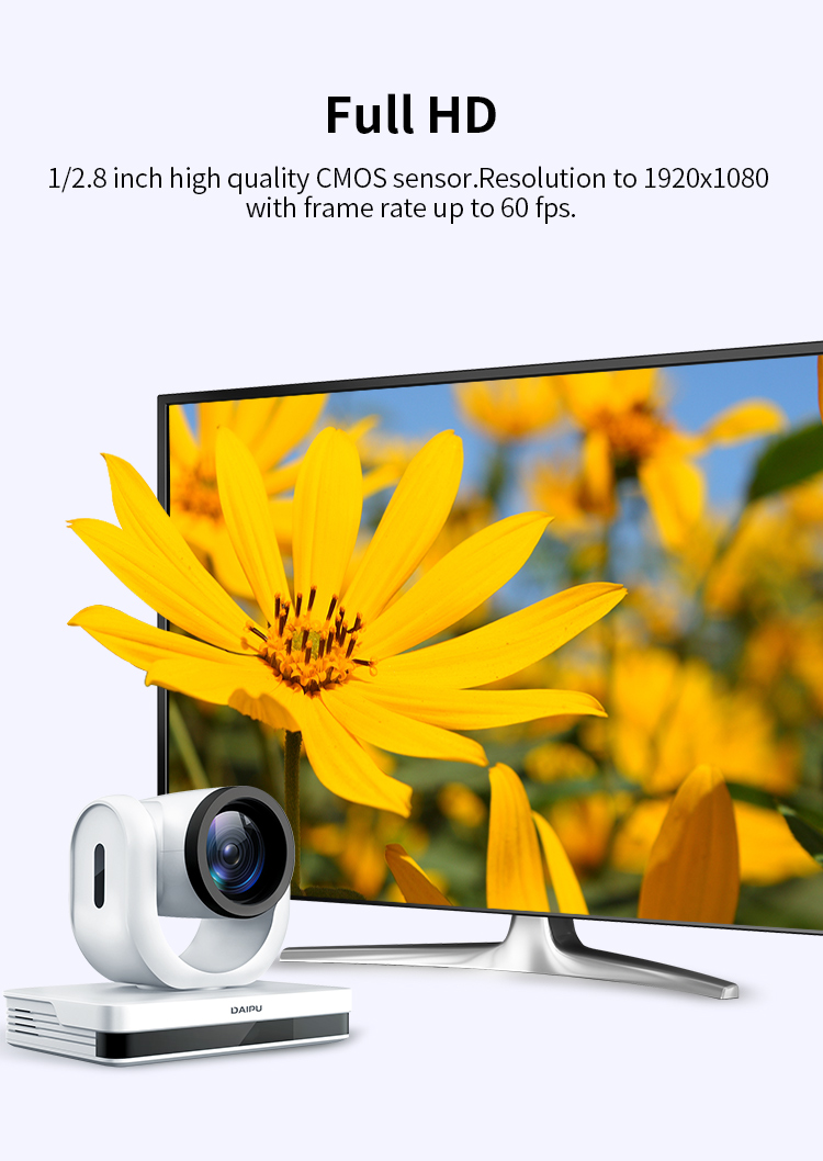 PTC-12S PoE HD-MI 3G-SDI USB 1080P60 HD IP Broadcasting PTZ Camera for Live Streaming