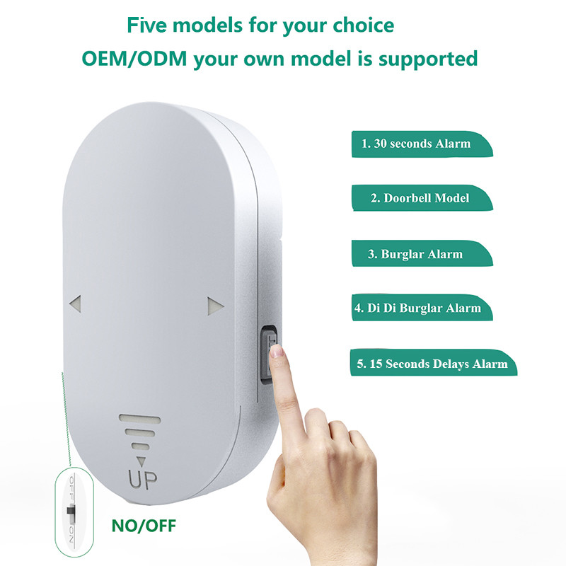Door Alarm with Delay Door Alarms with Chime 130 Db Adjustable Volume for home