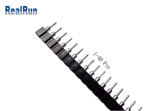 Quality Brass CuZn36Pb3 DIP 40P Female Pin Header 2.54mm Single Row for sale