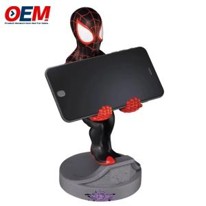 China Custom Phone Holder And Controller Made 18cm High Character Figure Portable Phone Holder Phone Stand wholesale