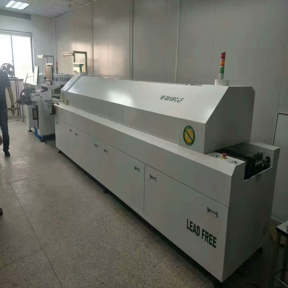 10 Temperature Zones SMT Reflow Oven Machine Custom Service Available