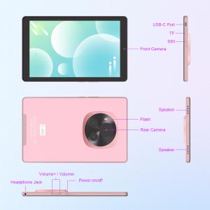 China C idea Android Tablet 800x1280 IPS Screen SIM Support 9 Inch Tablet PC With Case CM935 pink wholesale