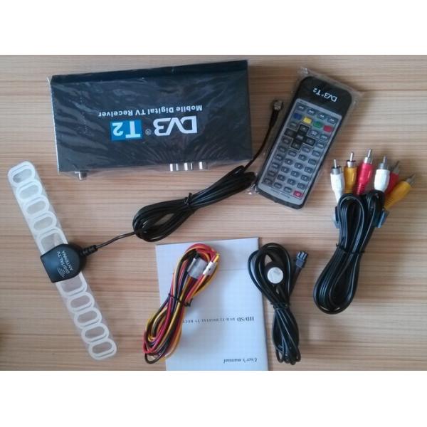 Ouchuangbo Car DVB-T2 120km/h Double Antenna H.264 MPEG4 Mobile Digital TV Box OCB-T288B