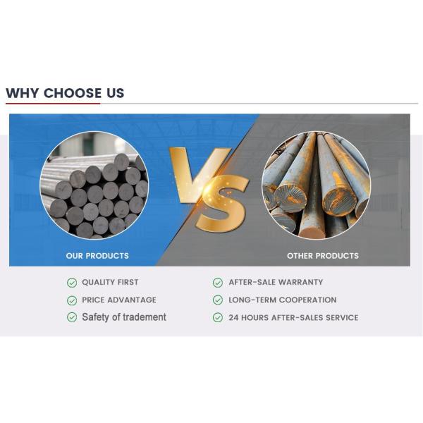 Factory Carbon Hot Rolled Round Bar Steel ASTM 4140 42CrMo4 Wear Resistance Machinability Custormized Size Carbon Round Bar for Construction Site